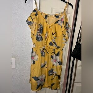 Floral Yellow Dress